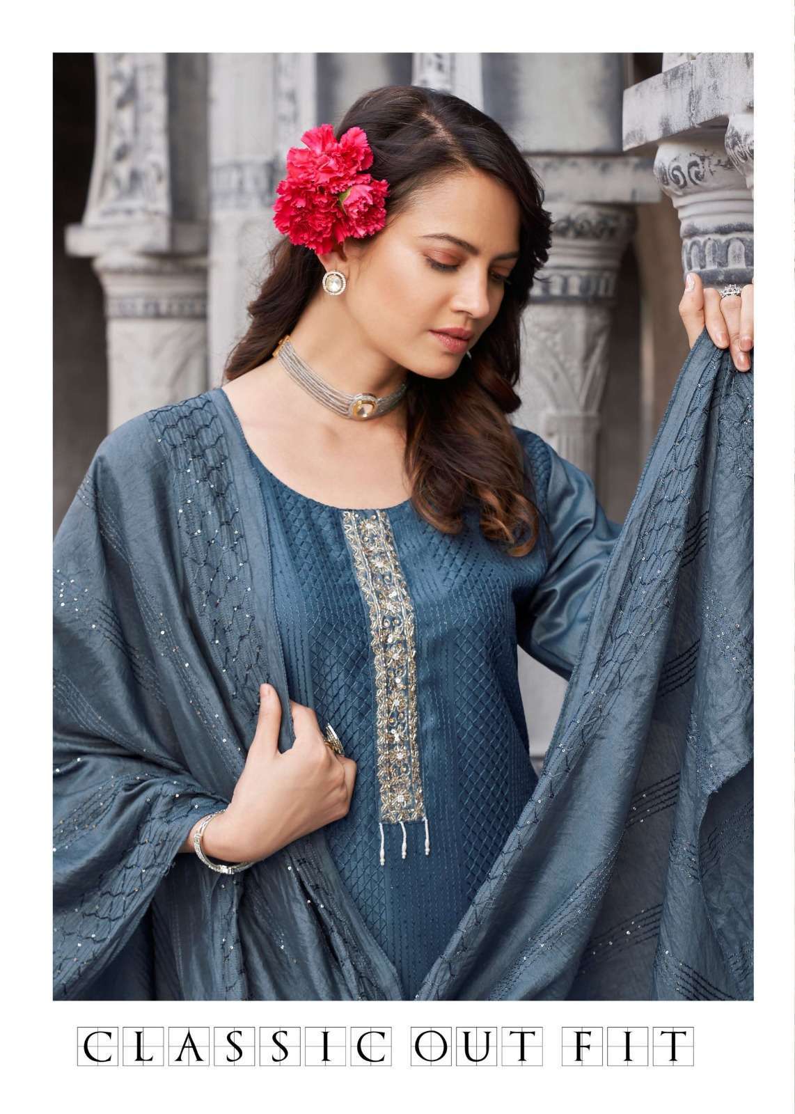 MURPHY SERIES 701 TO 704 BY WANNA DESIGNER WITH WORK CHINON SILK KURTI WITH PANT AND DUPATTA ARE AVAILABLE AT WHOLESALE PRICE